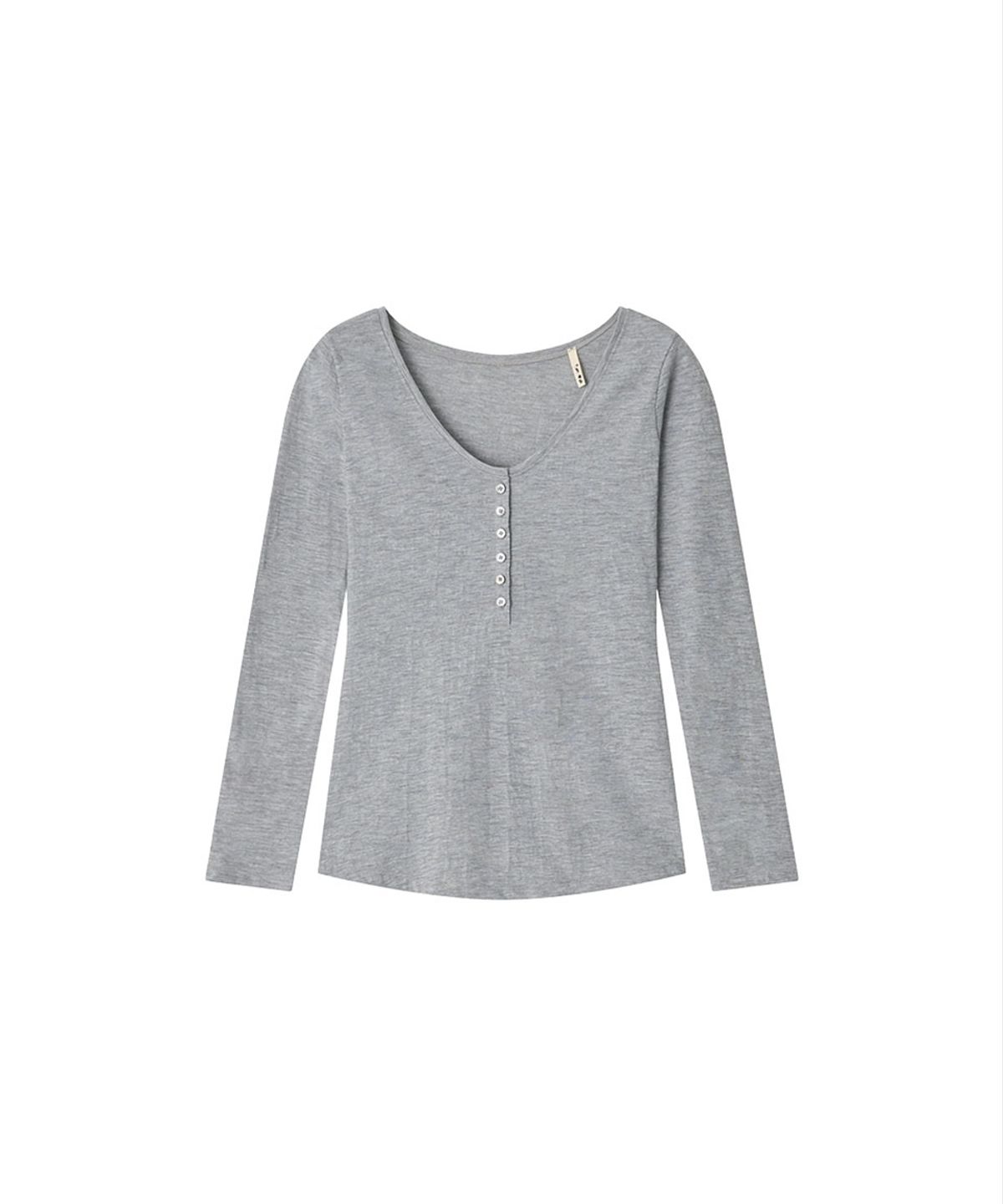 콜로신스(COLOCYNTH) Shell Button Top Gray