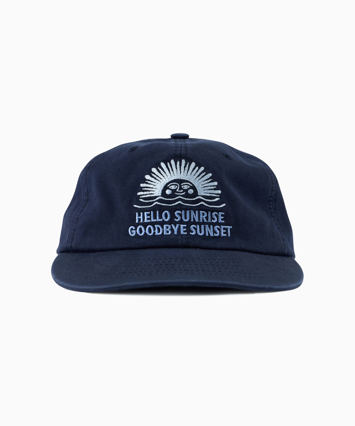 헬로 선라이즈(HELLO SUNRISE) 90s Logo 6Panel Cap_Deep Navy