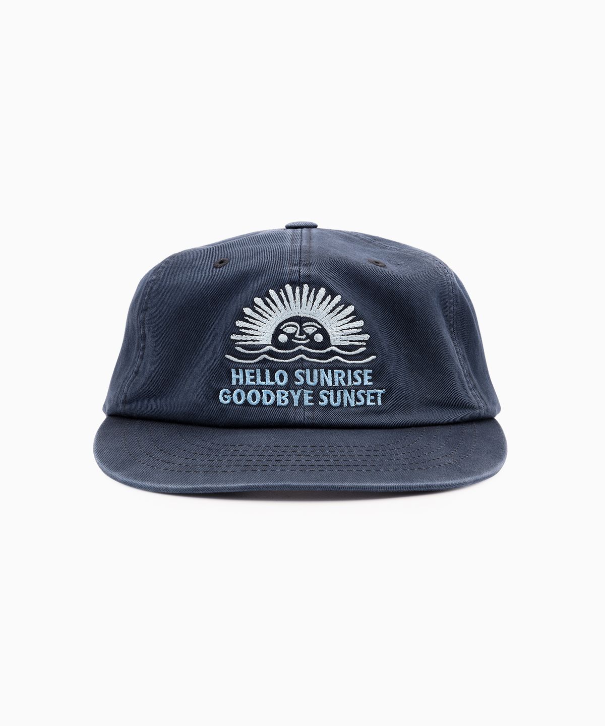 헬로 선라이즈(HELLO SUNRISE) 90s Logo 6Panel Cap_Deep Navy