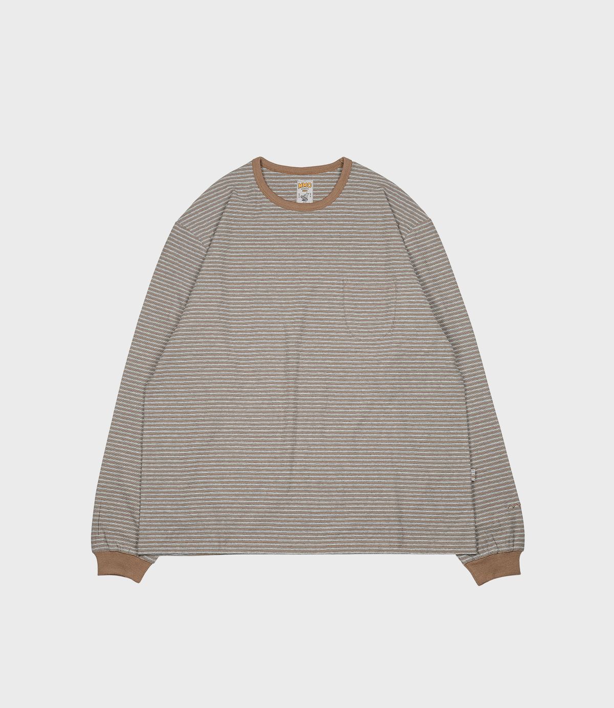 에메모가든(MMOGARDEN) pocket stripe l/s tee (2colors)