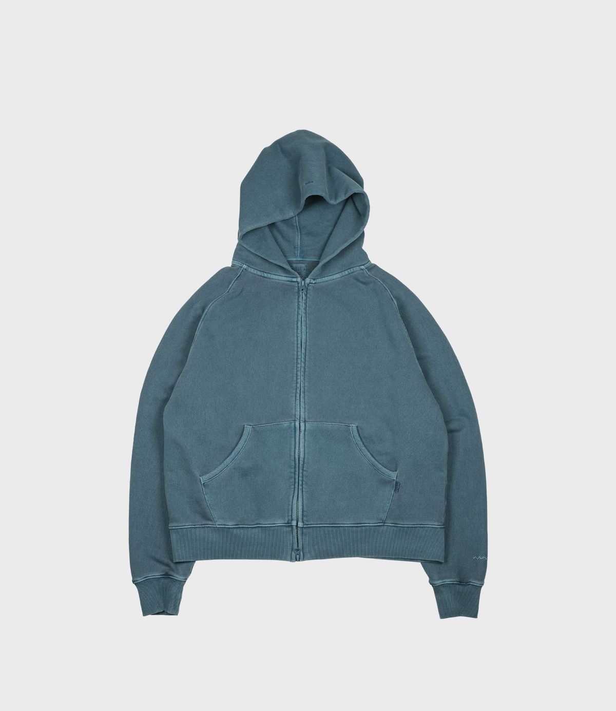 에메모가든(MMOGARDEN) pigment dyed hoodie zipup (3colors)