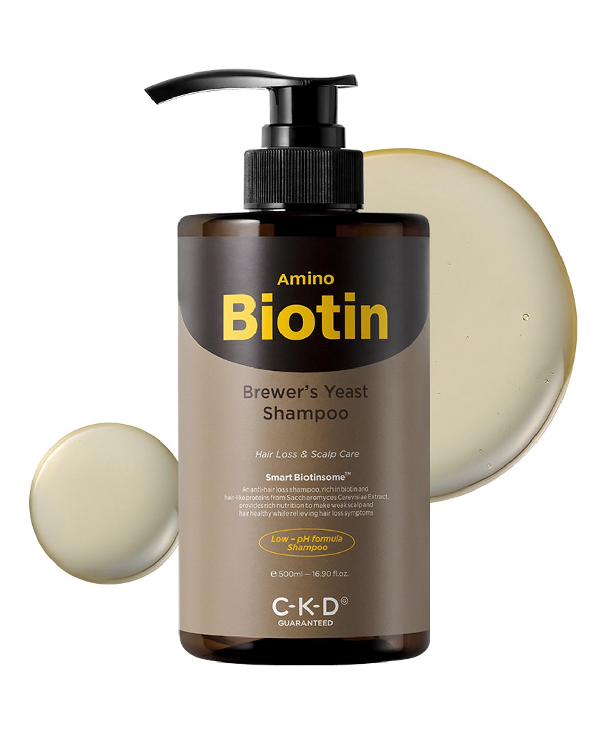 씨케이디 개런티드(CKD GUARANTEED) 아미노 비오틴 맥주 효모 샴푸(500ml)