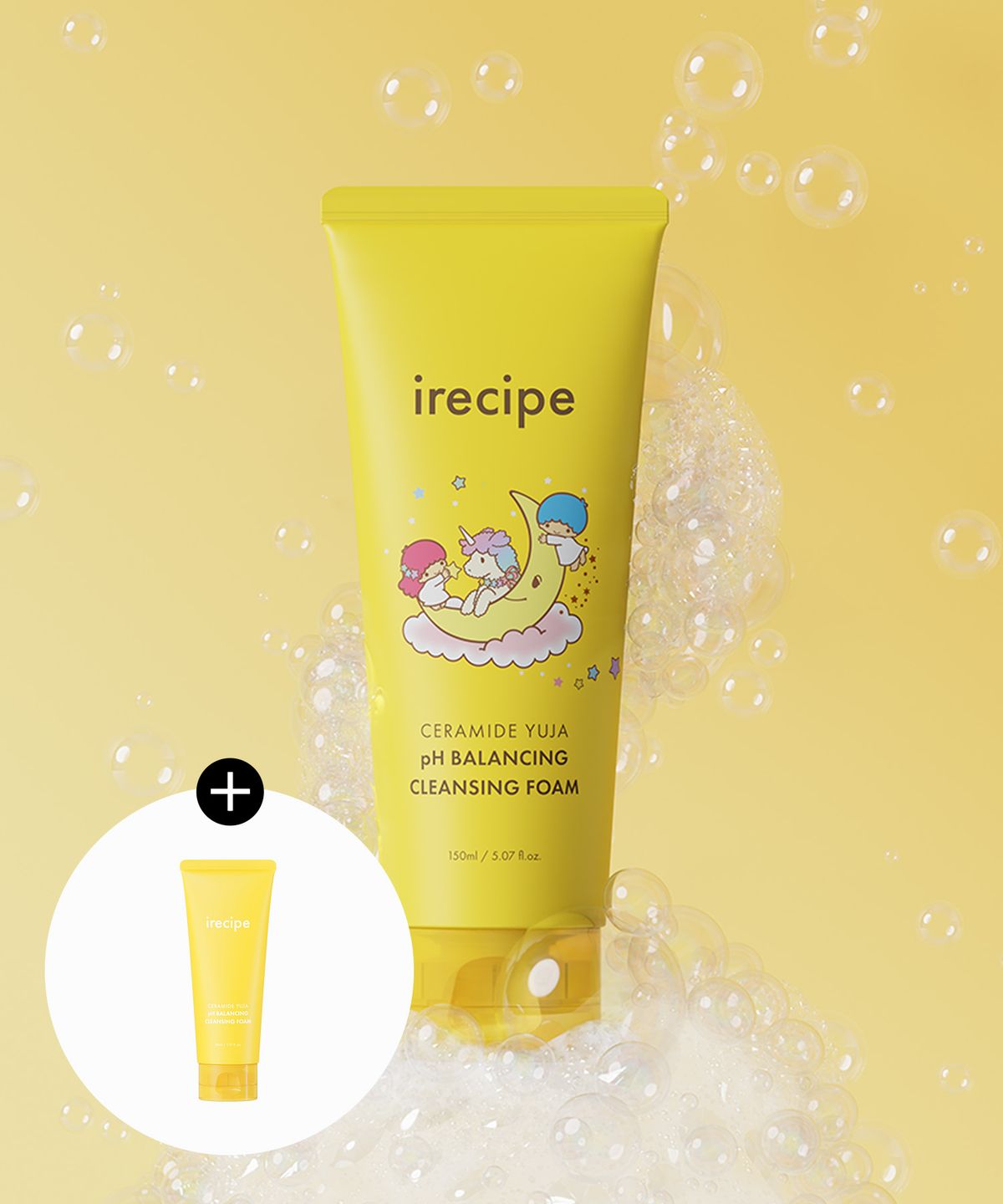 아이레시피(IRECIPE) [콜라보] 세라마이드 유자 약산성 클렌징 폼 150ml+30ml