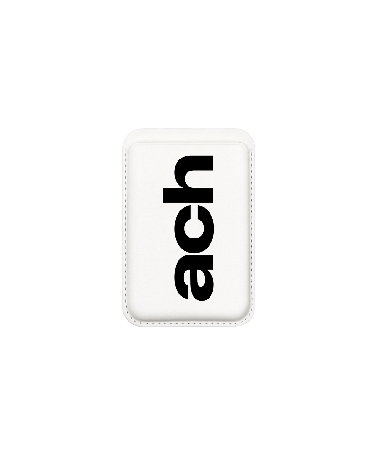 에이치제트 아카이브(ACHIZ ARCHIVE) 에이치 블랙 로고 MagSafe 지갑