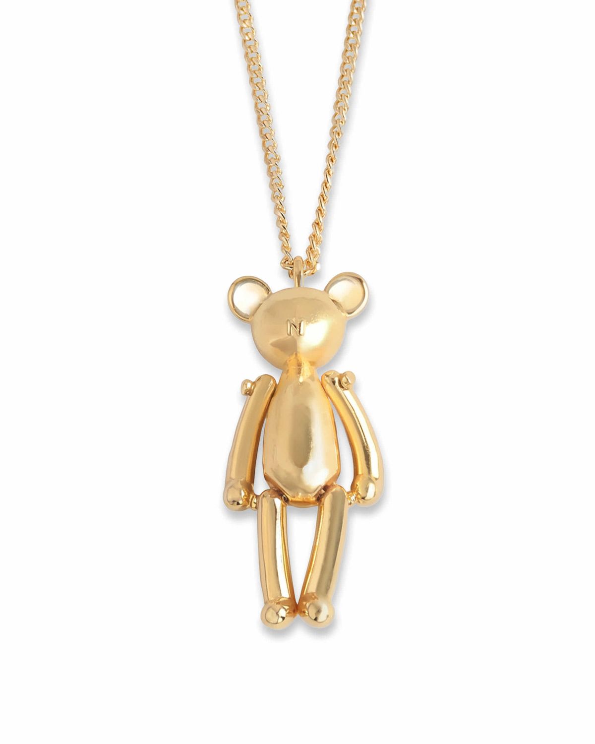 논논(NONENON) BEAR SILVER925 (18K GOLD PLATED)
