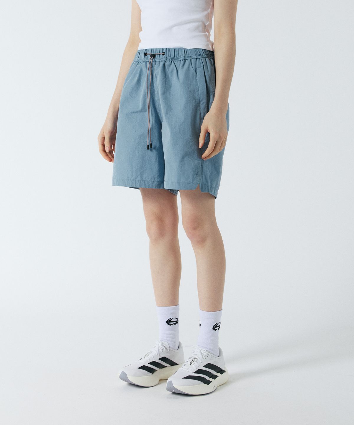산로(SANRO) [UNISEX] 라이트 하이킹 하프팬츠 - 스카이블루