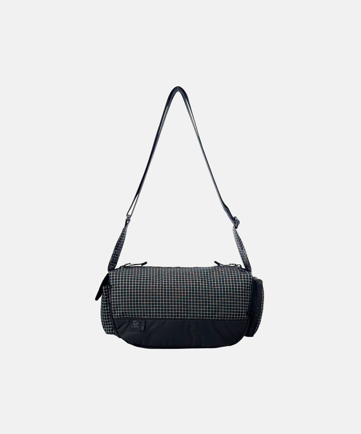 모이프(MOIF) [SS26] RAMIDUS ZIP SHOULDER BAG / BLACK GRID