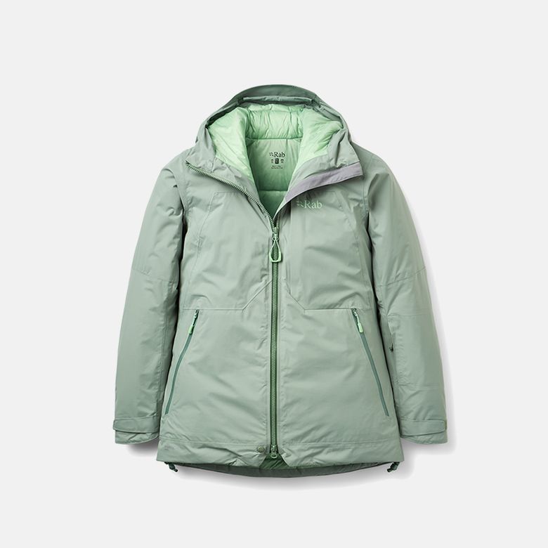 옵티컬 다운 자켓(여) Dark Fig Green