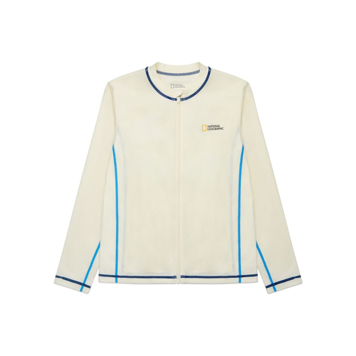 내셔널지오그래픽 키즈(NATIONAL GEOGRAPHIC KIDS) K262URG610 래쉬가드 F-ZIP-1 IVORY