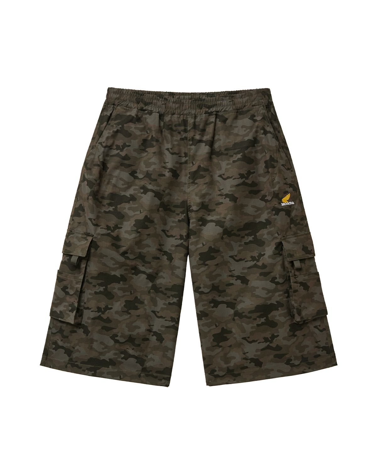 핍스 모터사이클(PHYPS MOTORCYCLE) Nylon Cargo Bermuda Shorts Camo