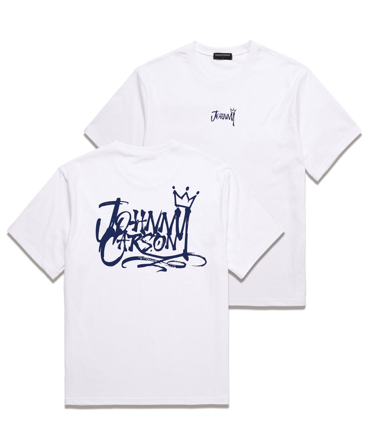 자니카슨(JOHNNY CARSON) JOHNNY LOGO POINT 반팔티셔츠 (JCSS107) 화이트