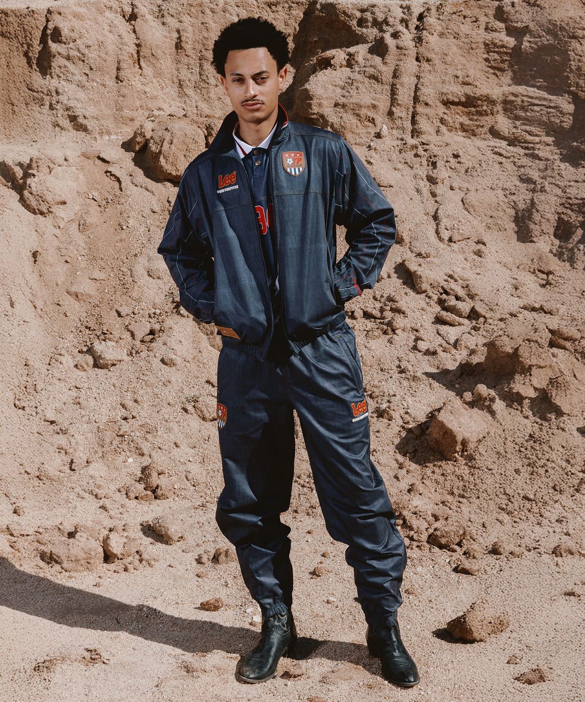 리(LEE) [Lee x OTP] Inspired by 1994 트랙 팬츠 인디고 다크