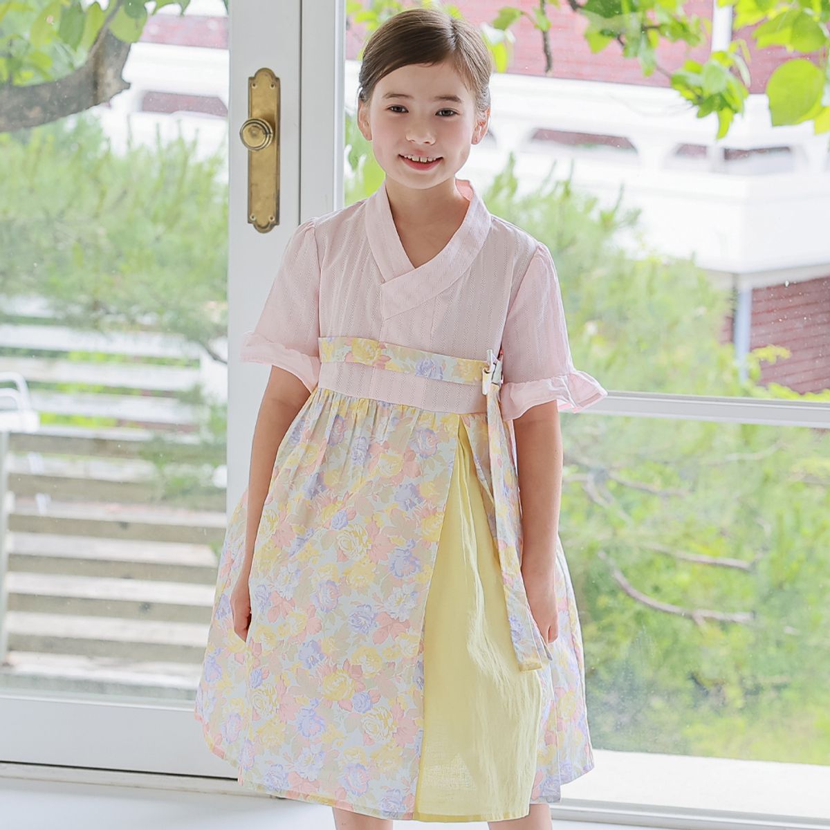 하랑한복(HARANG HANBOK) 제니뎅이 아동 생활한복 원피스