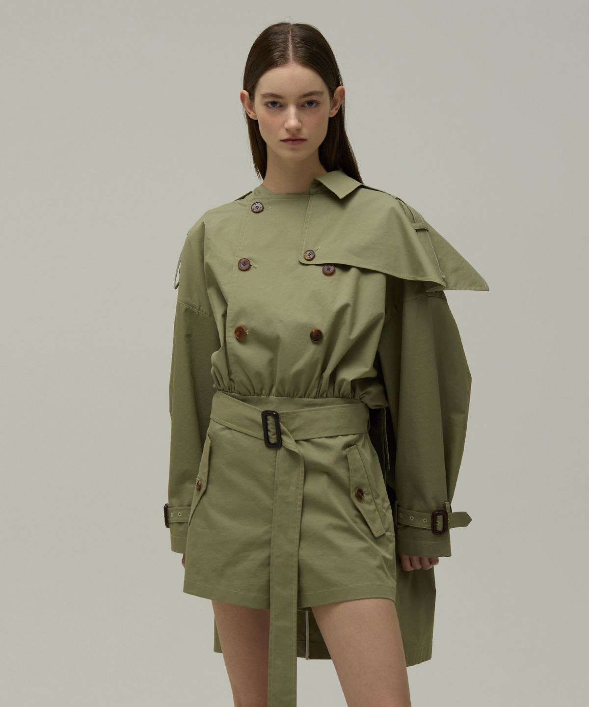 므아므(MMAM) Signature trench short jumpsuit