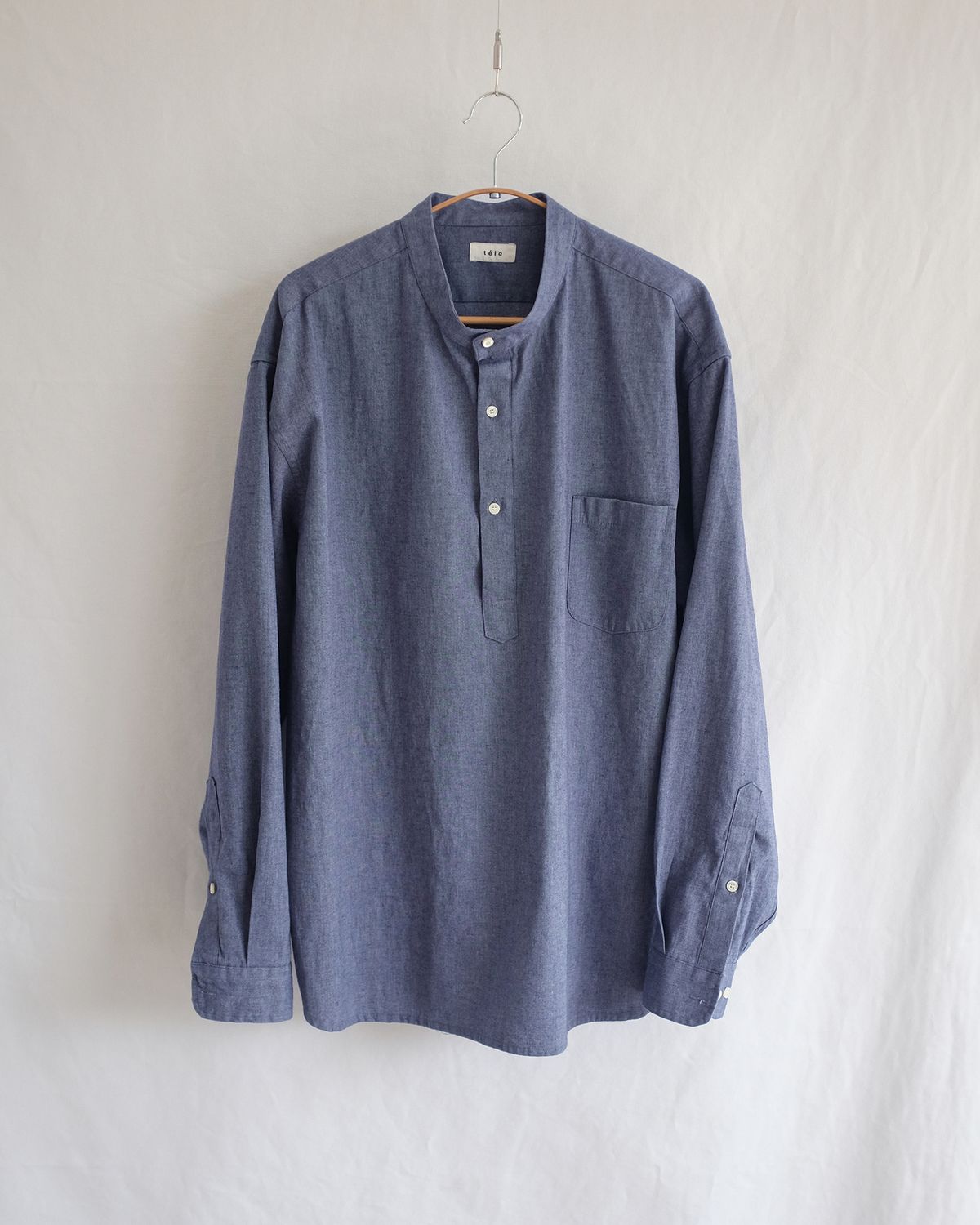 뗄라(TELA) Pullover Shirt_Indigo Navy