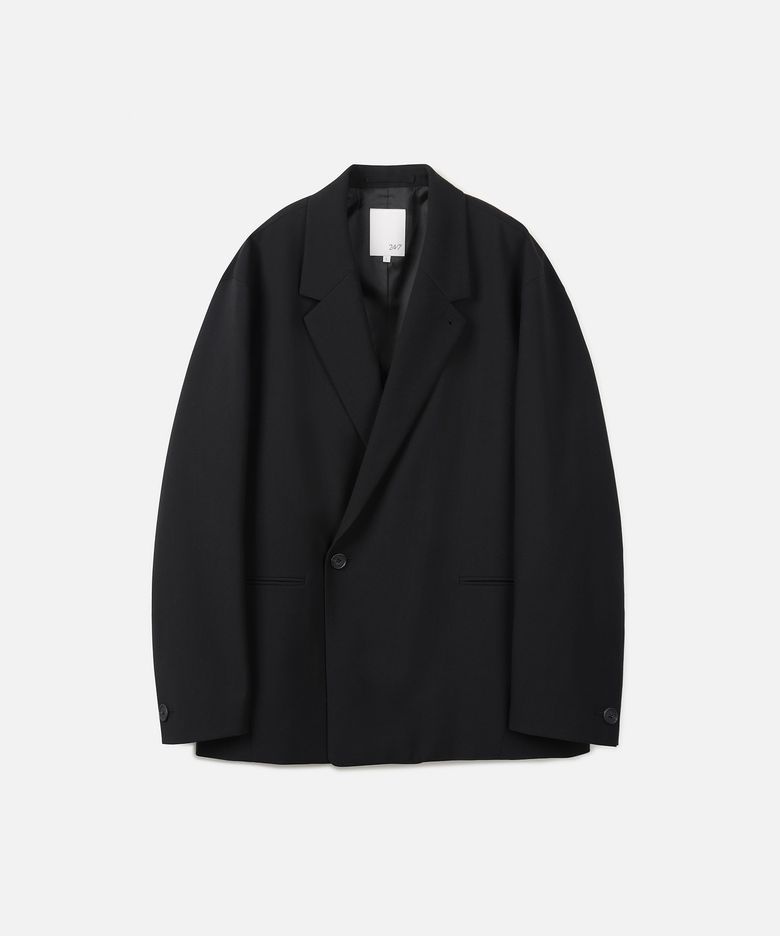 스테디 컴포트 셋업 더블 자켓 BLACK