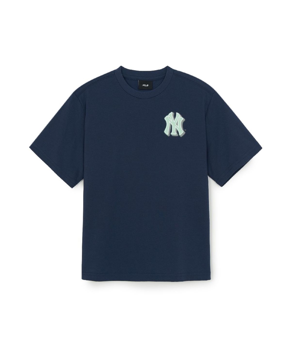 엠엘비 키즈(MLB KIDS) 스포티브 모노그램 사각 아트웍 티셔츠 NY (Navy)