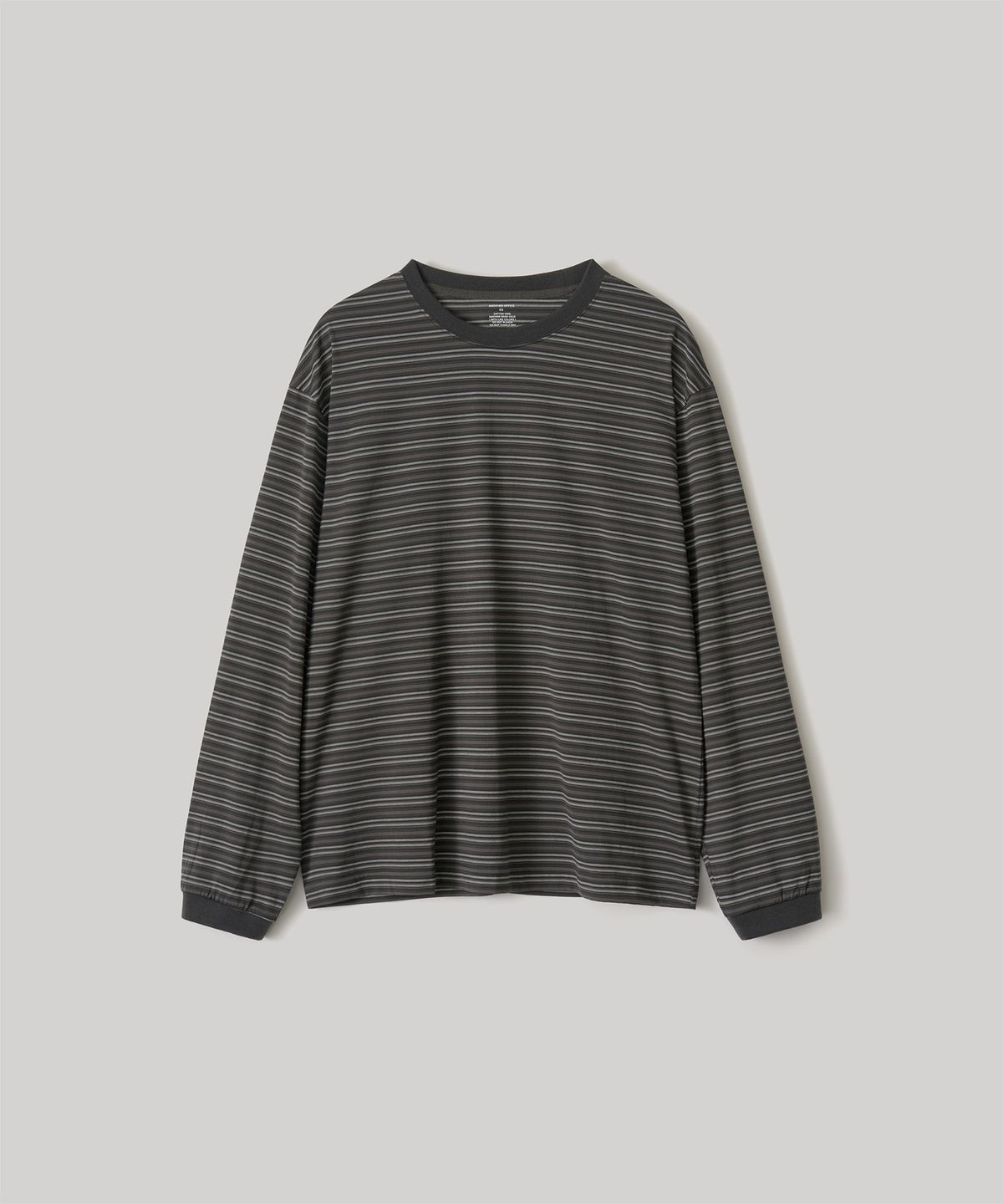 어나더 오피스(ANOTHER OFFICE) Zephyr Stripe T (Black)