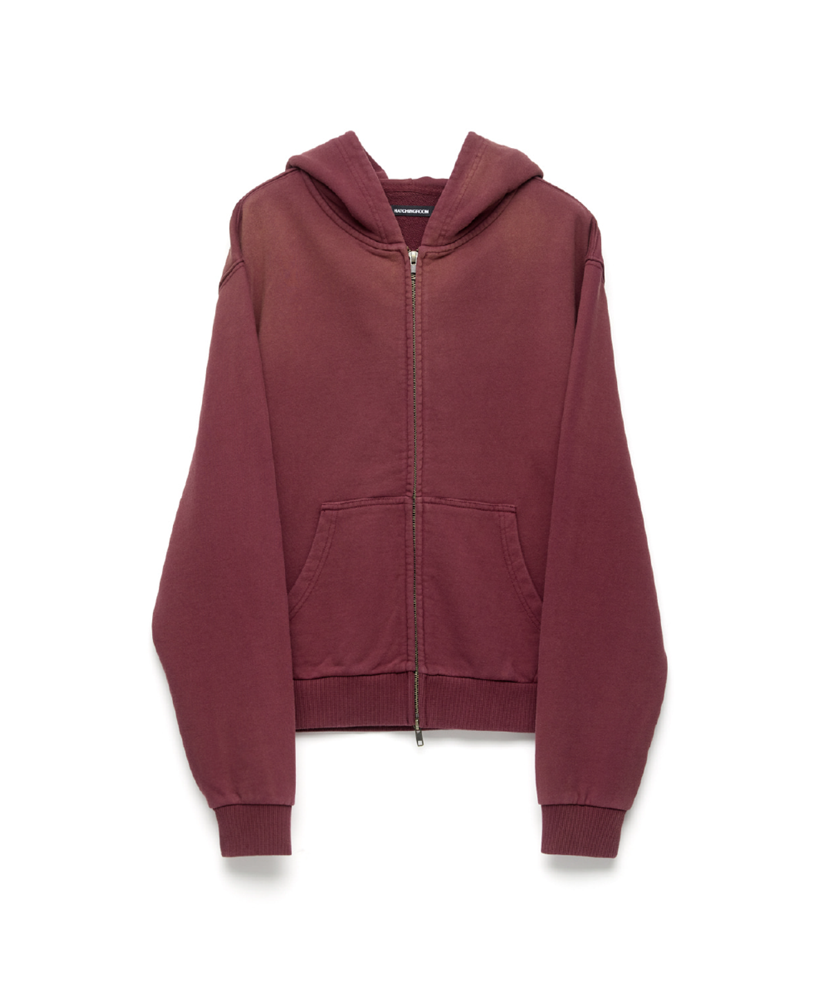 해칭룸(HATCHINGROOM) VTG Hoodie Bleached Dark Red
