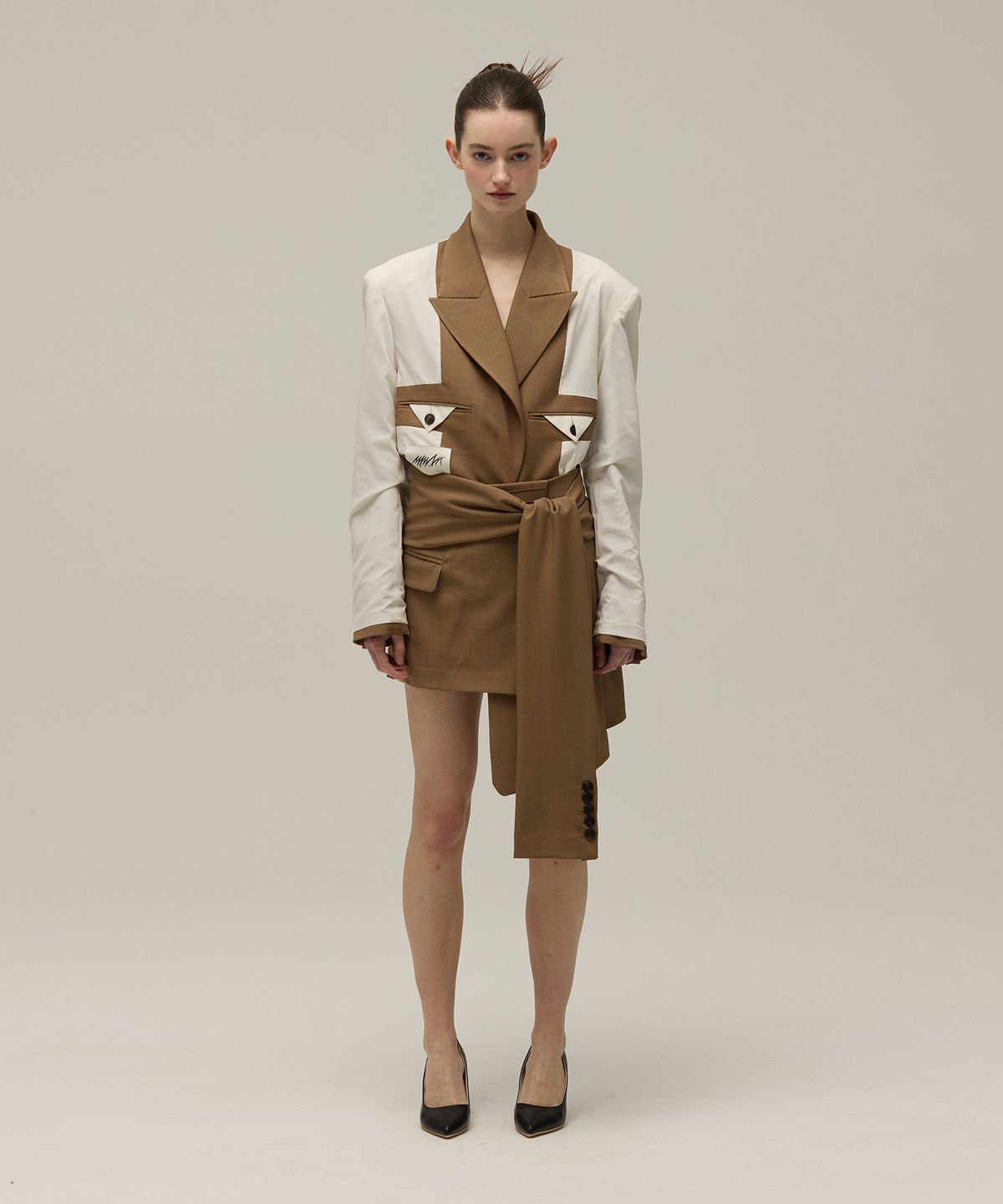 므아므(MMAM) Layered cover-up skirt