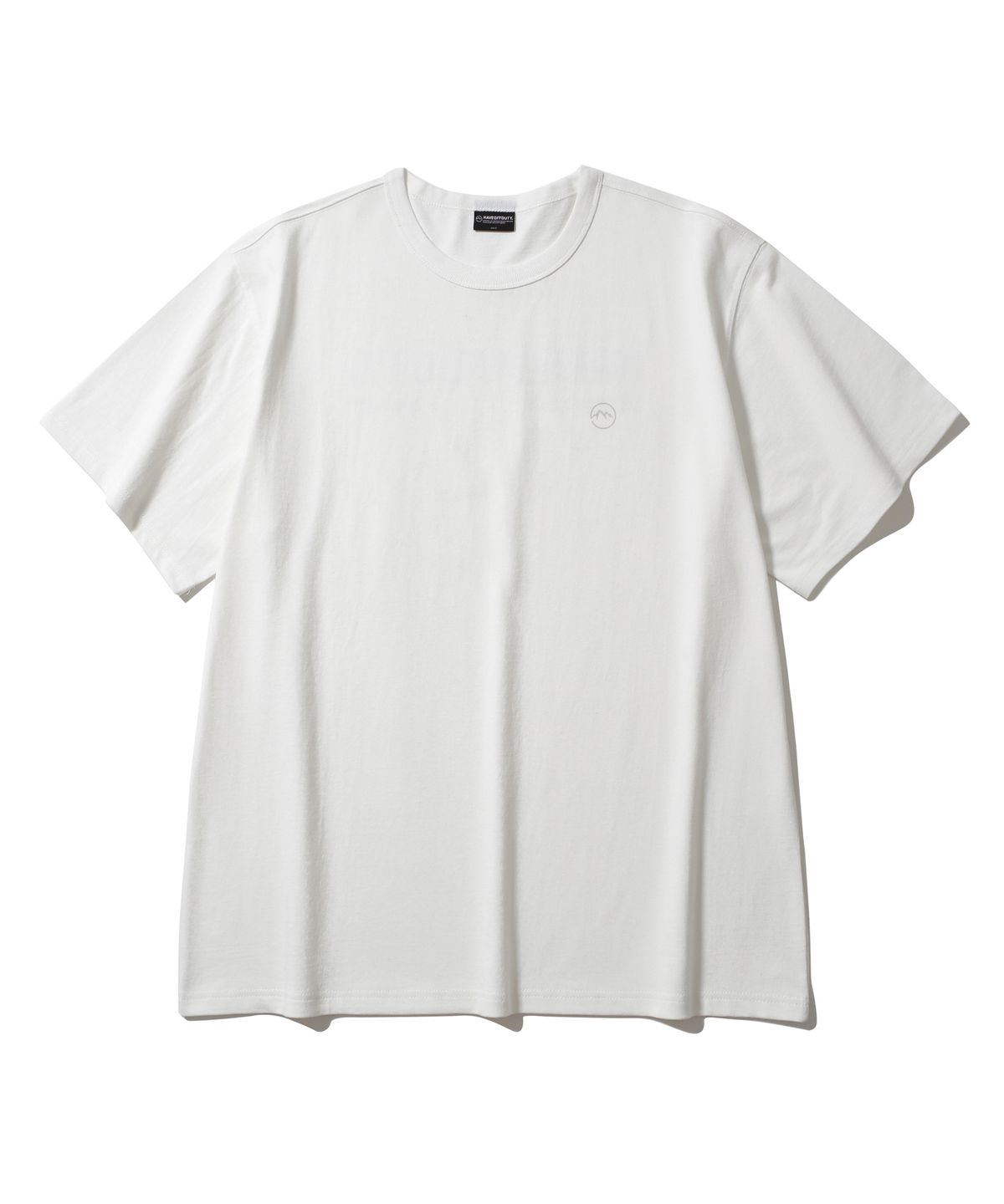 해브오프듀티(HAVEOFFDUTY) 백 로고 티 (오프화이트)