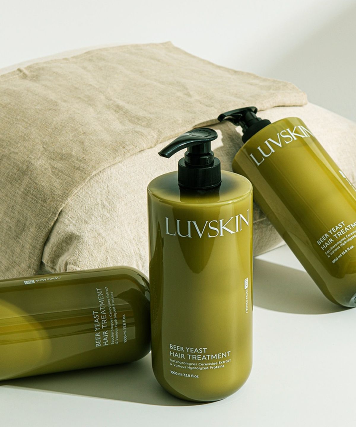루브스킨(LUVSKIN) 루브스킨 맥주효모 트리트먼트(화이트머스크향) 1000ml x 2개