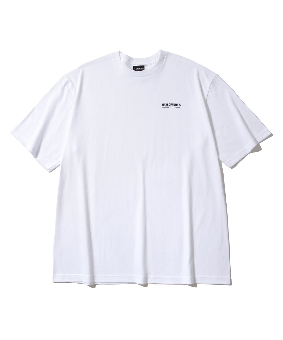 해브오프듀티(HAVEOFFDUTY) 베이직 코튼 티셔츠 (화이트)