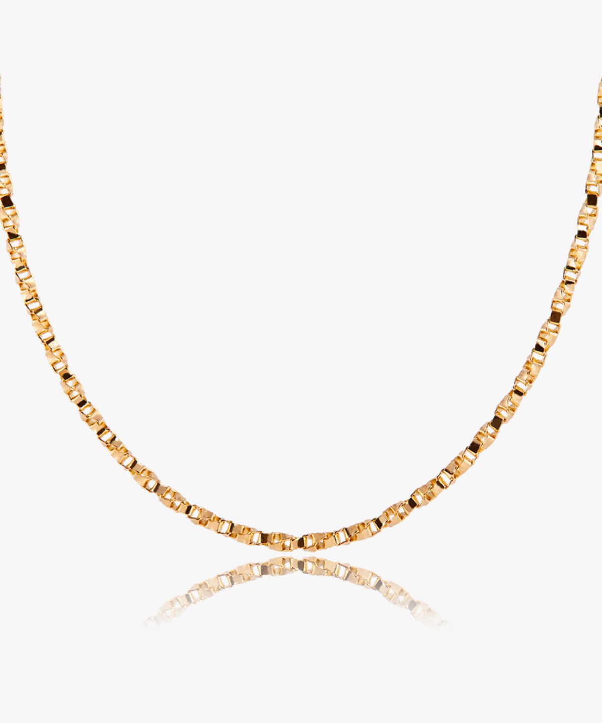 엘렌쥬얼리(HELENE JEWELRY) 14K 18K 박스 트위스트 체인 금 목걸이