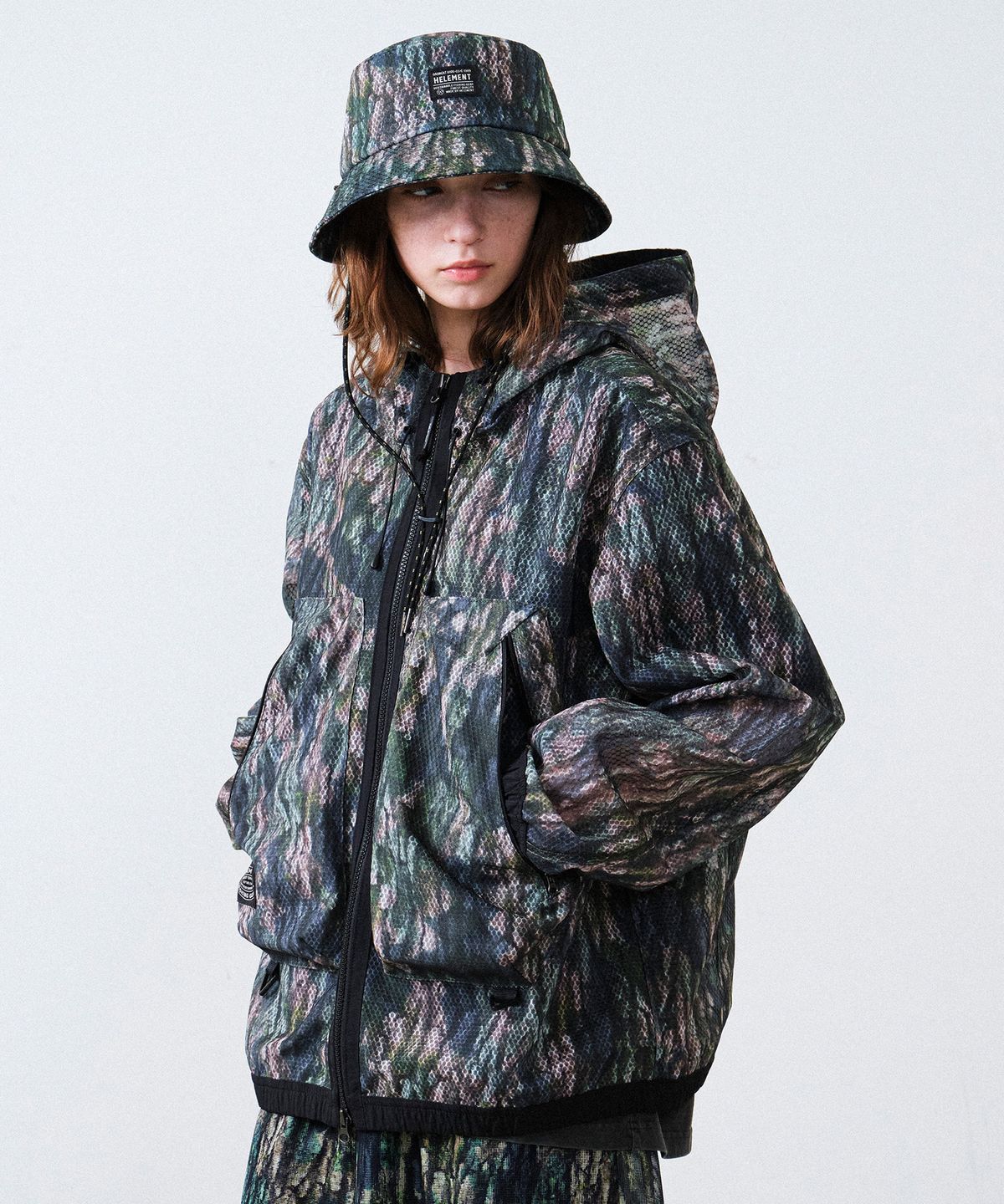 힐리먼트(HELEMENT) 모스 쉴드 메쉬 자켓 (WOOD CAMO)
