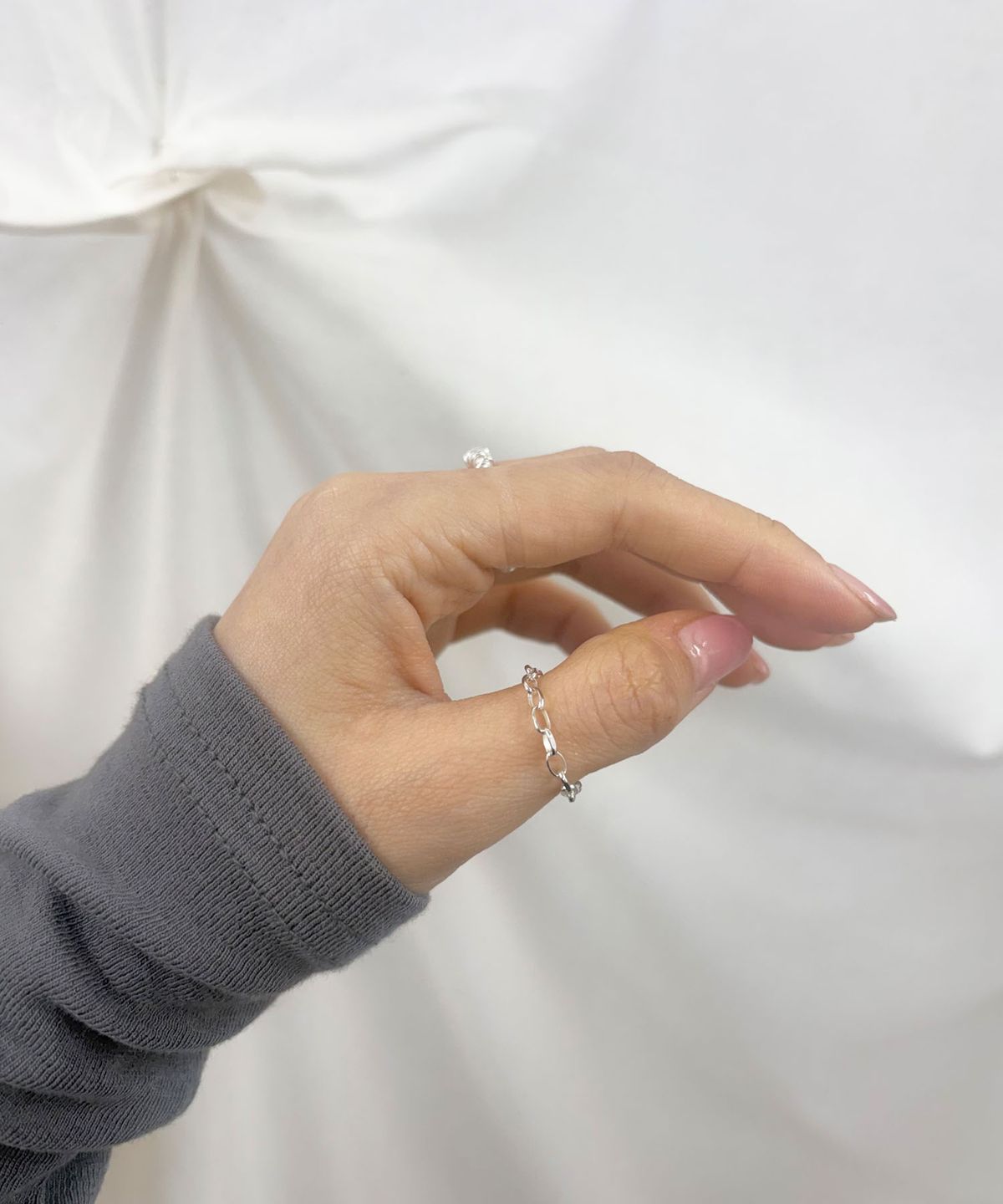 딜라이디(DELIDI) Mini chain ring (925 silver)+선물포장