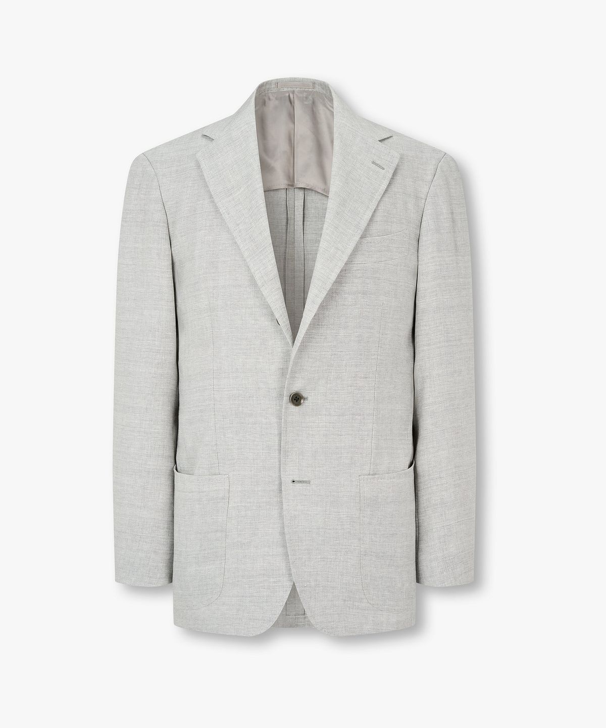 맨온더분(MAN ON THE BOON) [RING JACKET] 린넨 블렌드 싱글 자켓_그레이 4716102303