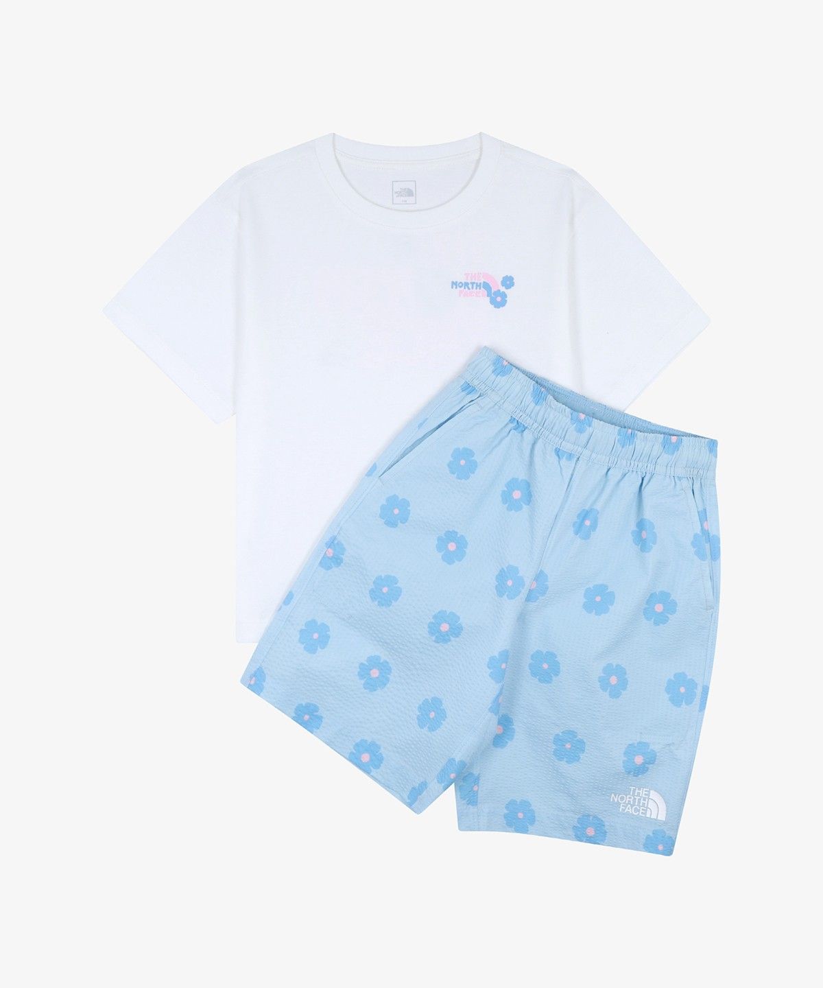 노스페이스 키즈(THE NORTH FACE KIDS) 키즈 브리즈웨이 세트 NT7US11S_WHT