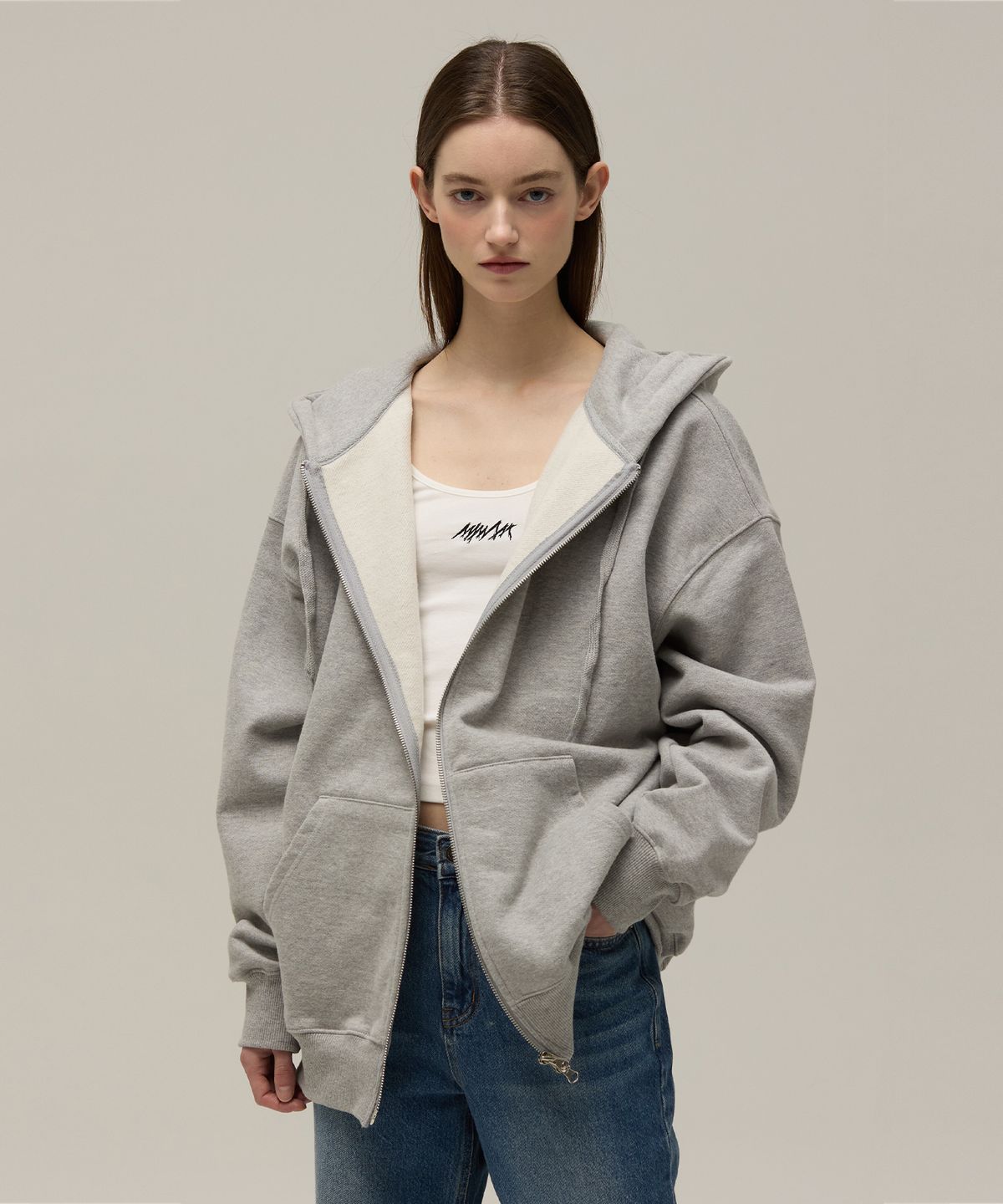 므아므(MMAM) 2Way hooded zip-up