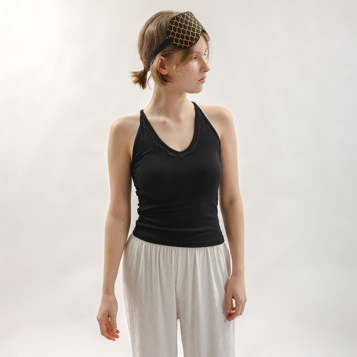 멜라니조이(MELANIE JOY) MJ_Racerback lace tank top_3color