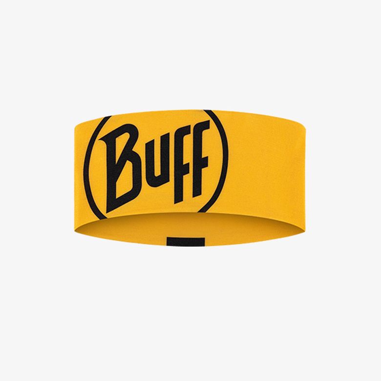 쿨넷UV 와이드 헤드밴드 LOGO YELLOW
