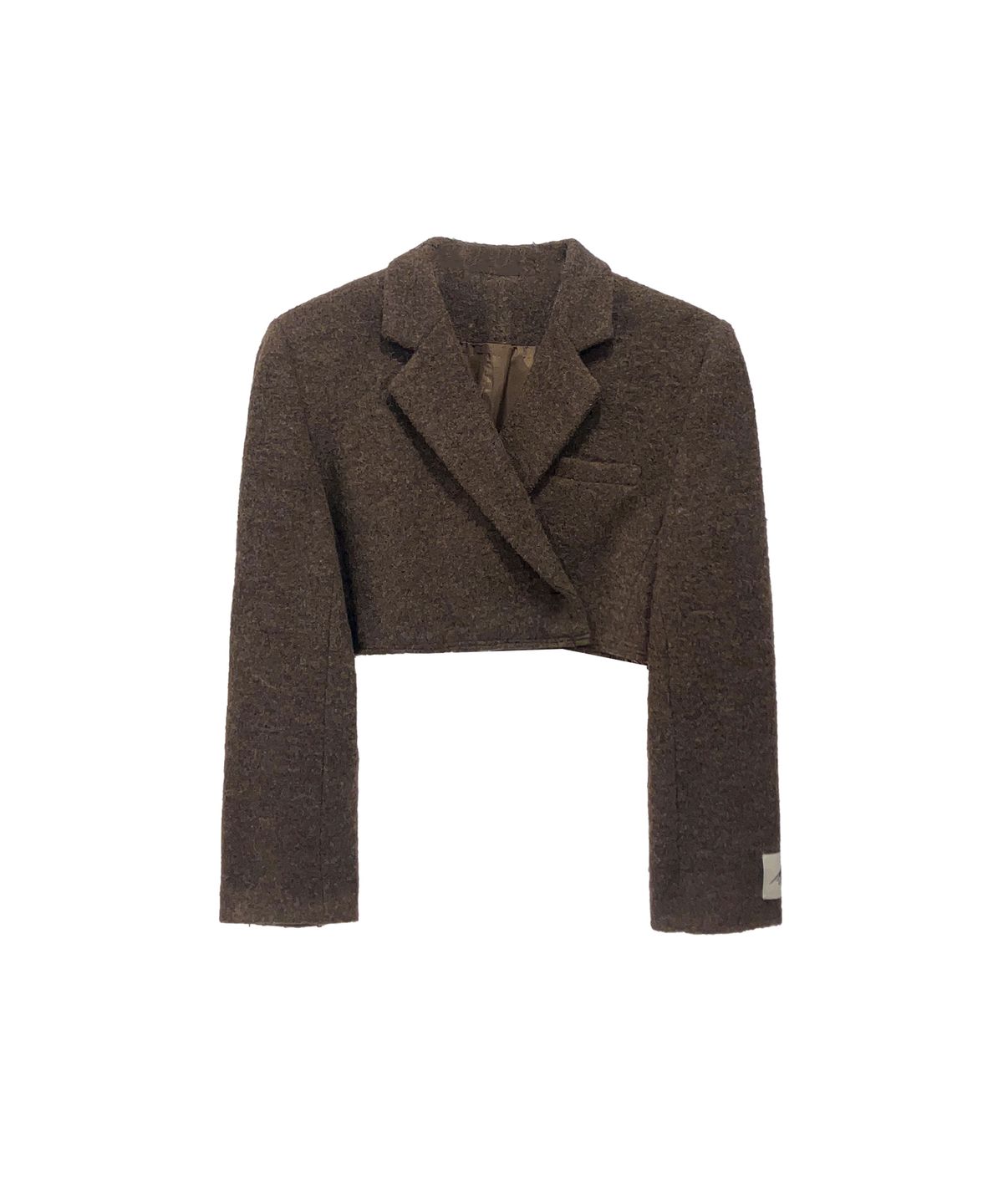 므아므(MMAM) Wool classic cropped blazer