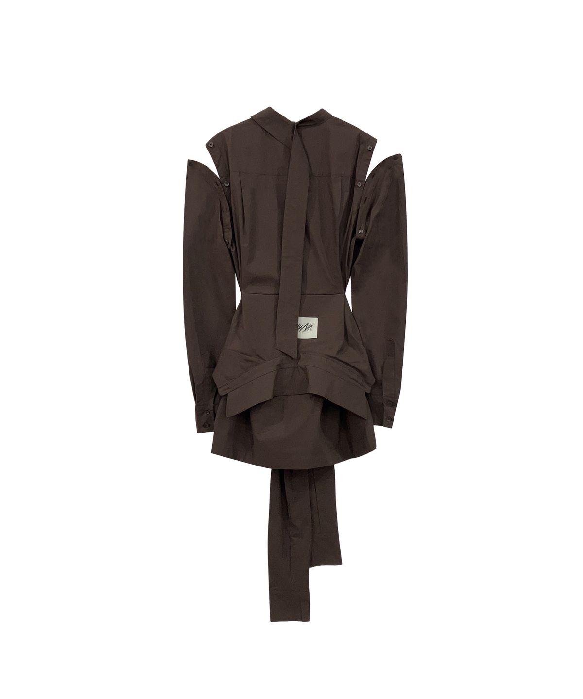 므아므(MMAM) Off-sleeve tied shirt