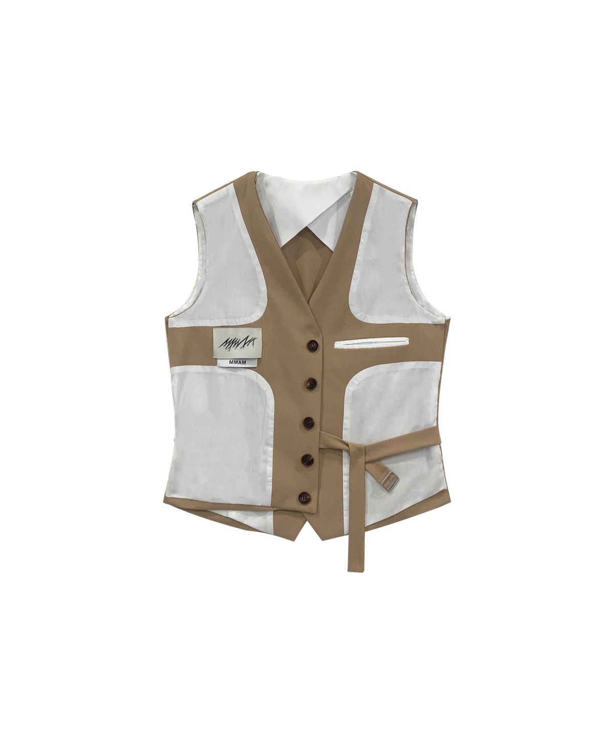 므아므(MMAM) Reverse side strap vest