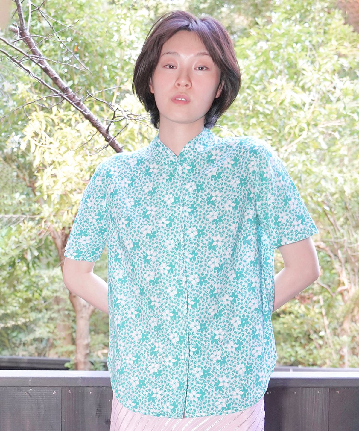 누아누(NUUANU) Hana Shirt_Green