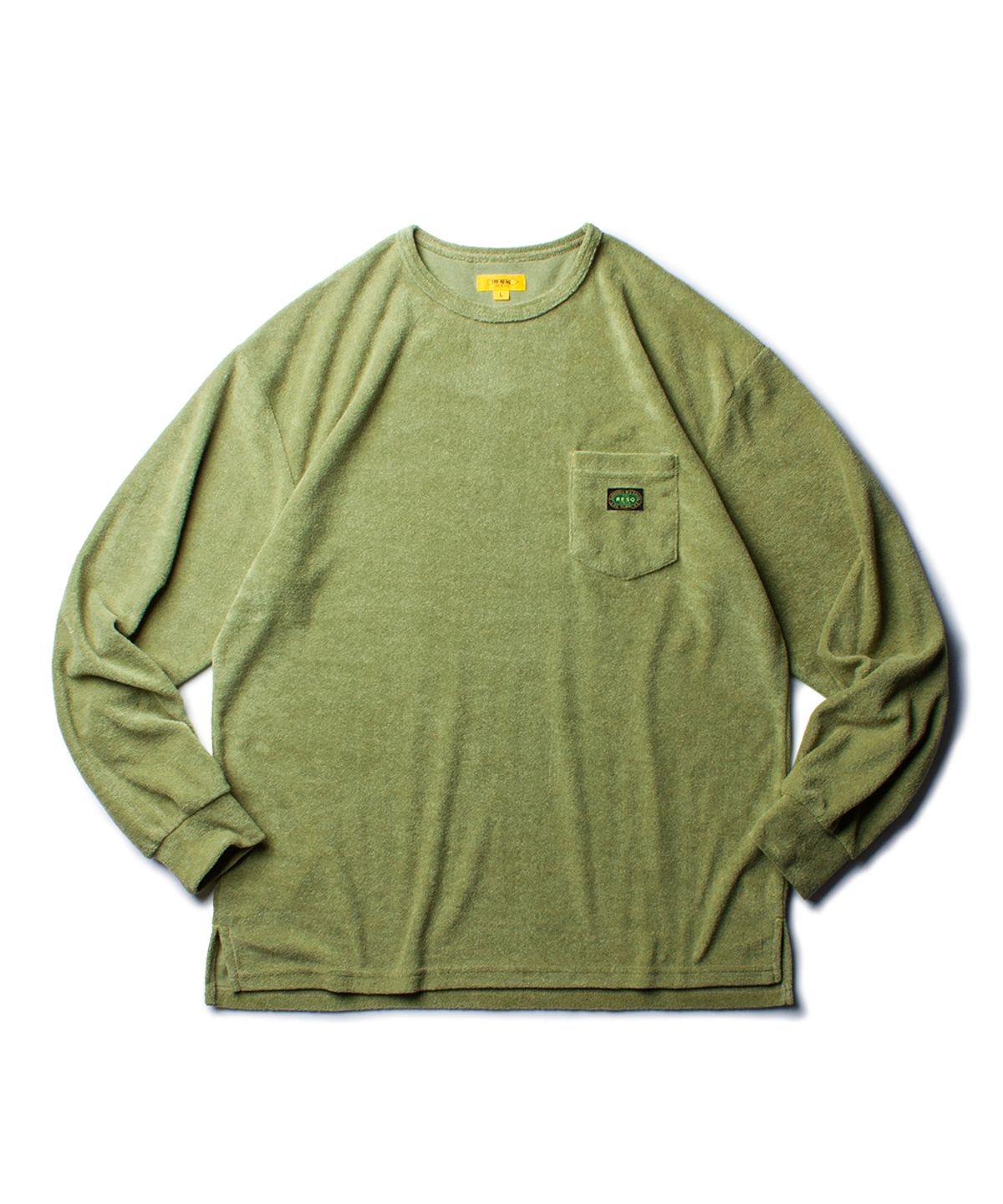 더 레스큐(THE RESQ) YOSEMITE TERRY L/S TEE [AVOCADO GREEN]