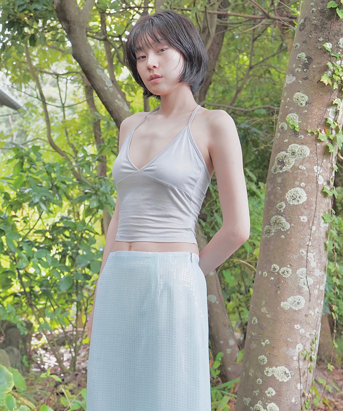 누아누(NUUANU) Luma Skirt_Emerald