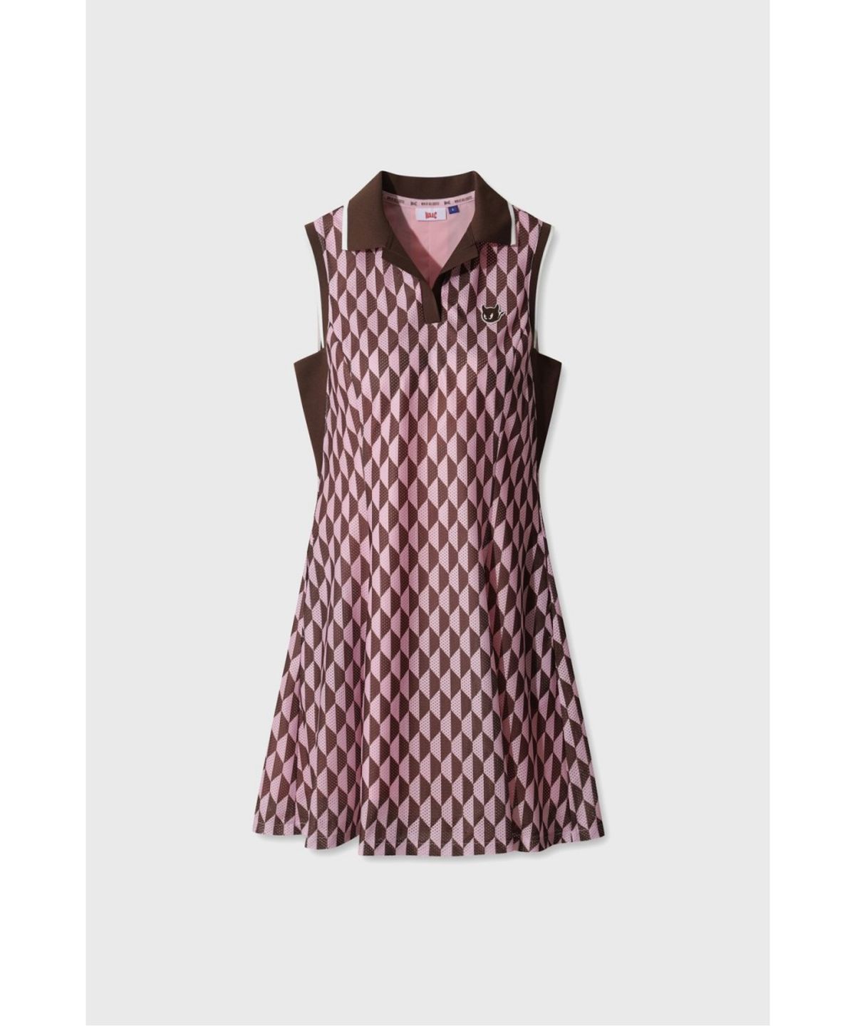 왁(WAAC) Athletic Optic Block Sleeveless Dress WLTCM26411PIL