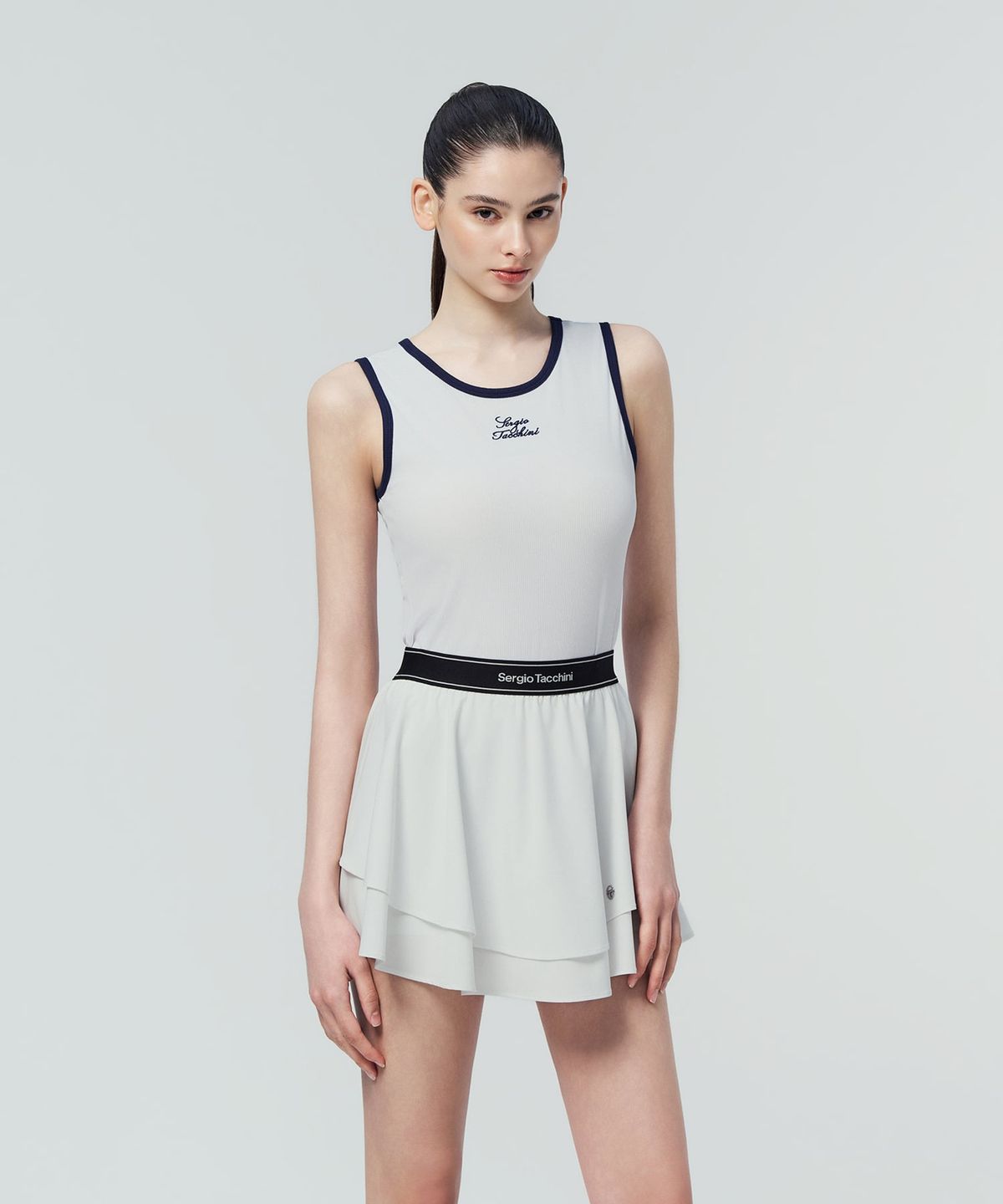 세르지오 타키니(SERGIO TACCHINI) W 립 슬림핏 링거 슬리브리스