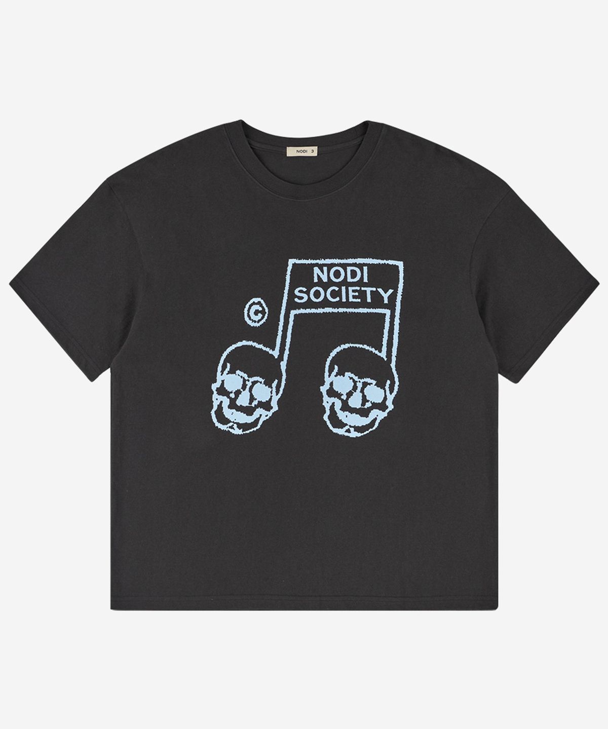 노디(NODI) Dead Sound Society crop Tee charcoal