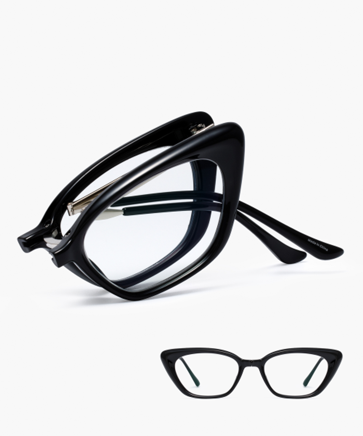 리끌로우(RECLOW) RC ENCLOS F 폴더 안경 BLACK