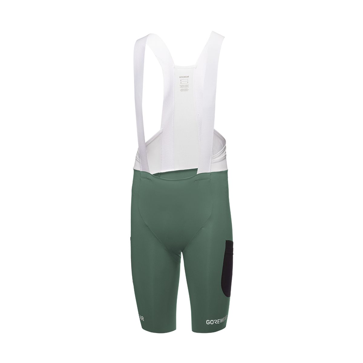 고어웨어(GOREWEAR) 아시안핏 스핀쉬프트 카고 빕 숏 - 슬레이트 그린 (남성용) 주머니 자전거 사이클링 패드 바지
