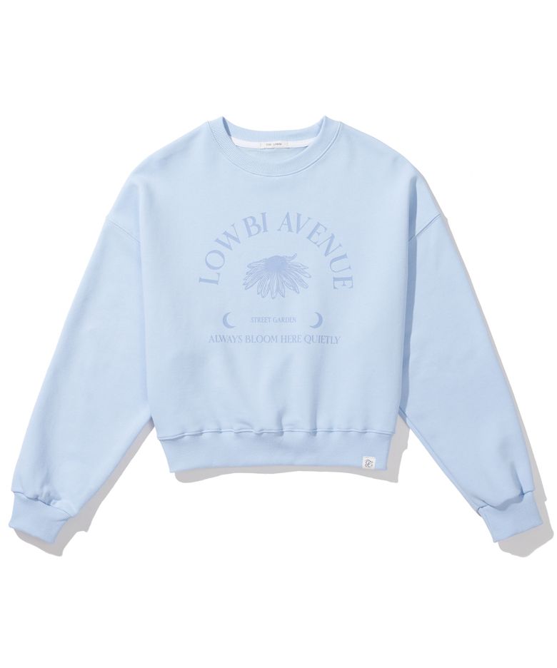Dandelion flower sweat shirt _Sky Blue