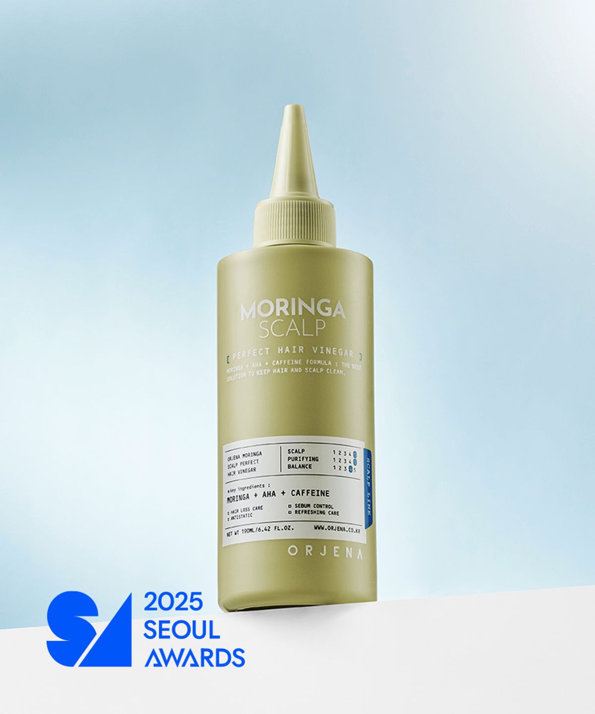 오르제나(ORJENA) 모링가 스칼프 퍼펙트 헤어 식초 190ml