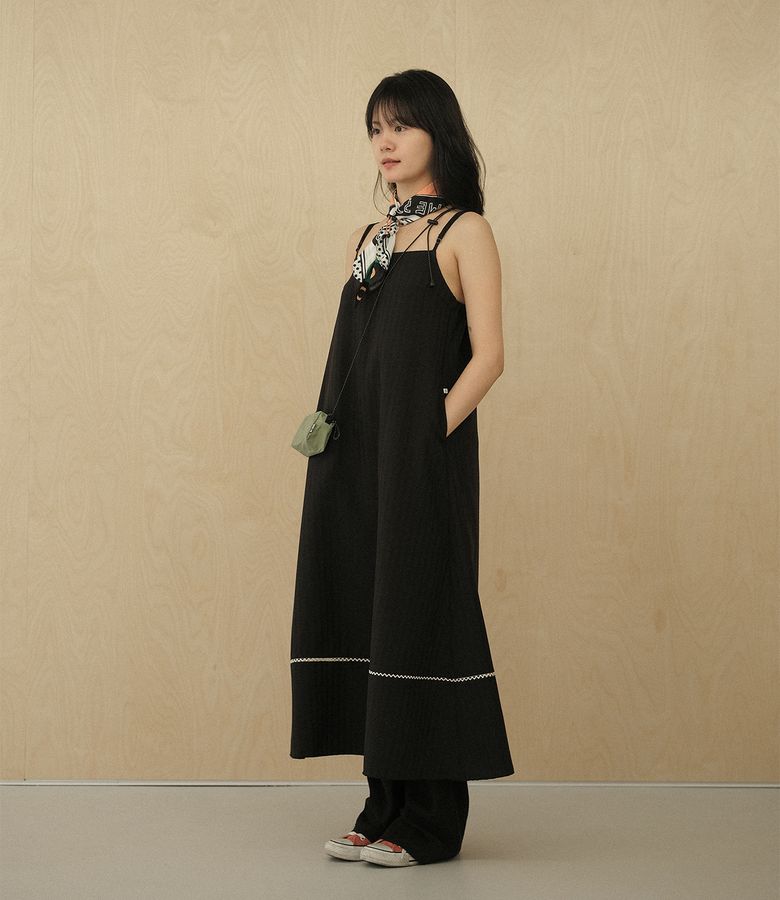 (w) sleeveless long ops (2colors)