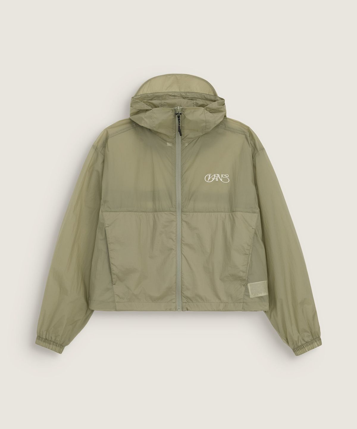 반스(VANS) 크롭 UV 비저 자켓 - 소프트 세이지 / VN000TMFFSG1
